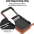 thumbnail image 5 of for Motorola Moto Razr+ 2023 Wallet Case with RFID Blocking, Crossbody Strap Card Holder Women Girls PU Leather Motorola Razr+ 2023 Wallet Phone Case Brown, 5 of 14