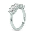 thumbnail image 2 of SZUL Women's 2.50 Carat TW Emerald Cut Five Stone Lab Grown Diamond Wedding Anniversary Ring 14K White Gold, 2 of 5