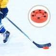 thumbnail image 1 of HEANUJJ Inline Roller Hockey Training Puck Red Shockproof Core for Smooth Surface Performance, 1 of 6