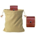 thumbnail image 1 of Sac-ceinture de Camping et de Randonnée pour le Rangement de la Fourrage Pochette en Cuir Sac de Voyage de Randonnée, 1 of 4