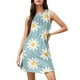 thumbnail image 2 of WILLBEST Regalos Para Mujer Vestido Playero Elegante De Verano Con Estampado Informal Y Sin Mangas, Largo Medio, Cuello Redondo 1959, 2 of 4
