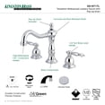 thumbnail image 2 of Kingston Brass KS1971TL Héritage Robinet de Toilette Répandu, Chrome Poli, 2 of 2