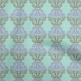 thumbnail image 1 of oneOone Cotton Jersey Mint Green Fabric Asian Traditional Block Sewing Craft Projects Fabric Prints By Yard 58 Inch Wide, 1 of 4