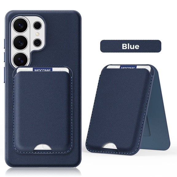 Decase for Samsung Galaxy S26 Ultra Magnetic Wallet Kickstand Case,Blue