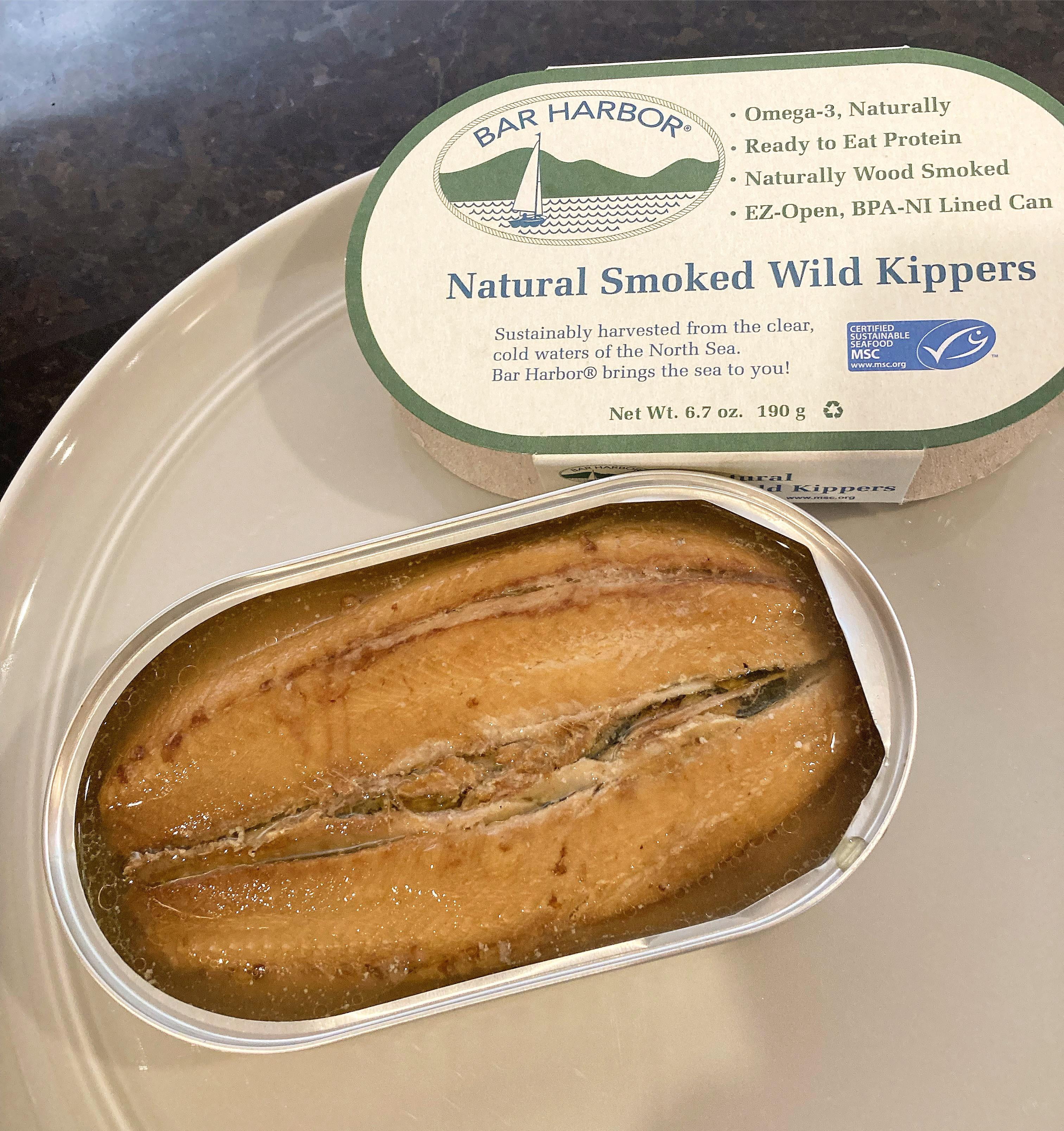 (12 Pack) Bar Harbor Natural Smoked Wild Kippers, 6.7 oz