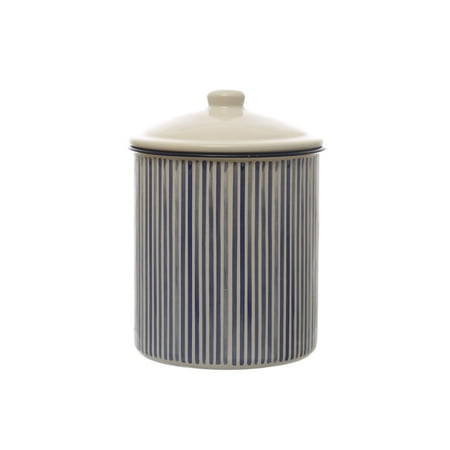 

MICHAELS 8 Blue & White Stripe Enamel Canister by Ashland®
