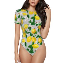 ToBeInStyle Women's Boycut One-Piece Swimsuit – Built-In Bra, Multiple Prints & Sizes, 80% Nylon 20% Spandex