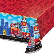 School Bus Yellow Plastic Tablecloths - Pack Of 3, 54x108 Inches, Disposable & Reusable