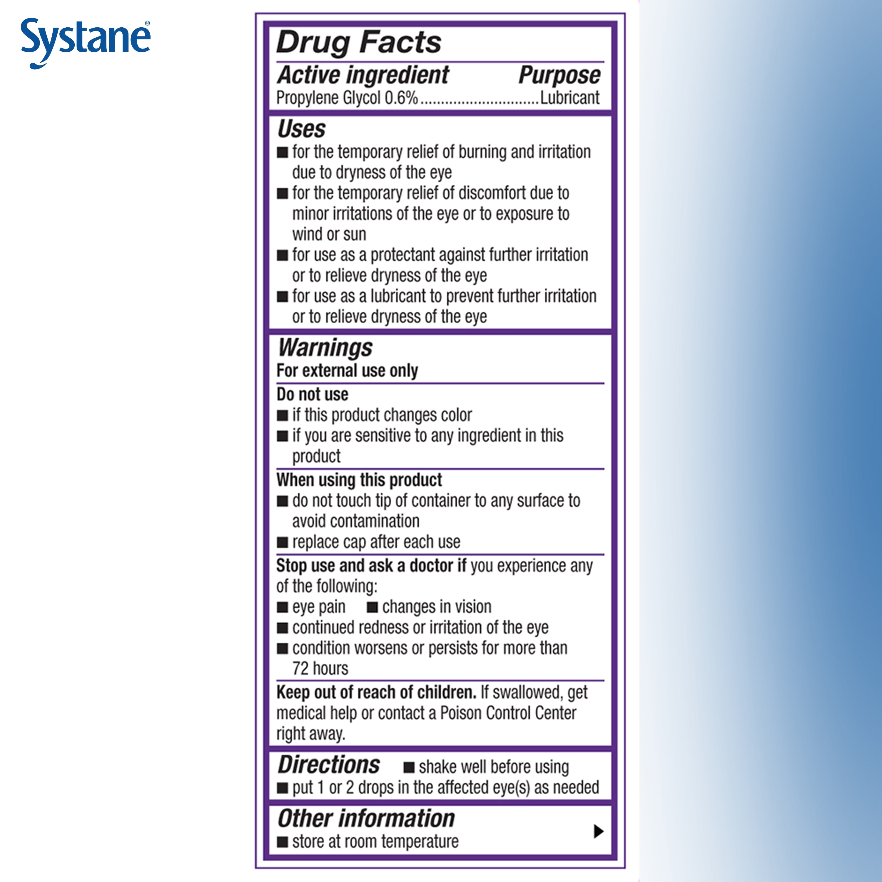 Systane Complete Dry Eye Care Symptom Relief Eye Drops for Daily Use, 10 ml