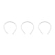 thumbnail image 3 of Diadema Qarigey perla Ajustable 10 perlas grandes 3piezas, 3 of 6