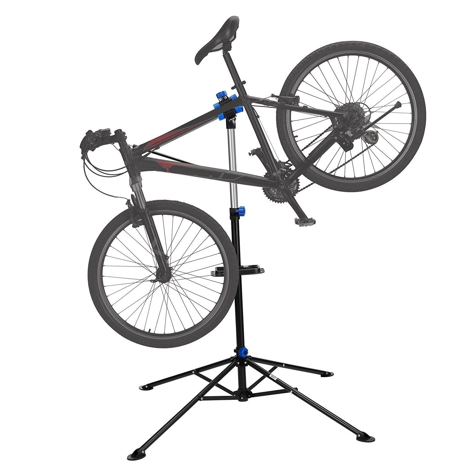 Adjustable Bike Repair Stand Includes Tool Tray 66 LBS Capacity