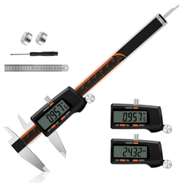Digital Caliper 6-inch with Large LCD Screen Calipers Measuring Tool with Auto-Off Feature, inch/millimeter Conversion