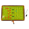 thumbnail image 1 of Football Coaching Board, PU Leather Clear Route Strategy Coaching Board With Marker Pen For Teaching, 1 of 7