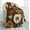 Brown Orange, variant on Retro Colorful Flowers Blanket Floral Gifts for Women Kids Girls Mom Wife Sister Female Friends Birthday Christmas Halloween Easter Decor Home Bedroom Living Room Throw Blanket 60"x80"