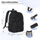 thumbnail image 5 of Easygdp Spider Web Black Mochila Ligera de 15 Pulgadas para Estudiantes, Mochila Cómoda para la Escuela y Viajes, Correas Ajustables, 5 of 6