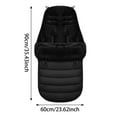 thumbnail image 2 of Universal Baby Stroller Footmuff Windproof Pushchair Sleeping Bag with Warm Foot Pad for All Seasons, 2 of 7