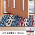 thumbnail image 3 of Colorful and Black Of Leopard Print Door Rugs,Washable Non Slip Door Mats Indoor,Decorative Door Mats,Entry Mat Indoor for Entrance,Bedroom,Kitchen,Bathroom,17"x30", 3 of 6
