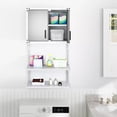 thumbnail image 3 of Harmijoy Metal Wall Cabinet, Garage Storage Cabinet with Locking Doors & 3 Adjustable Shelves, Wall-mounted Lockable Cabinet, 3 of 8
