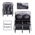 thumbnail image 4 of /#/Rain cover for stroller for double stroller, stroller accessories Double rain cover/#/[TB], 4 of 5