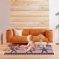 thumbnail image 4 of Stripes Stars Kitchen Rugs, Independence Day American Flag Kitchen Rug, 4th of July Decor Kitchen Mats for Floor, Kitchen Organization Non-Slip Kitchen Mat, Anti-Fatigue Mat Kitchen Decor Runner Rug, 4 of 6