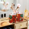 thumbnail image 6 of Green Dinosaur Dress in Christmas with Gift Translucent Plastic Cans Storage Canisters with Lid Set of 4, 6 of 7