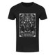 thumbnail image 1 of Deadly Tarot - Camiseta The Hierophant Jaspeado para Hombre (Negro, Blanco), 1 of 2