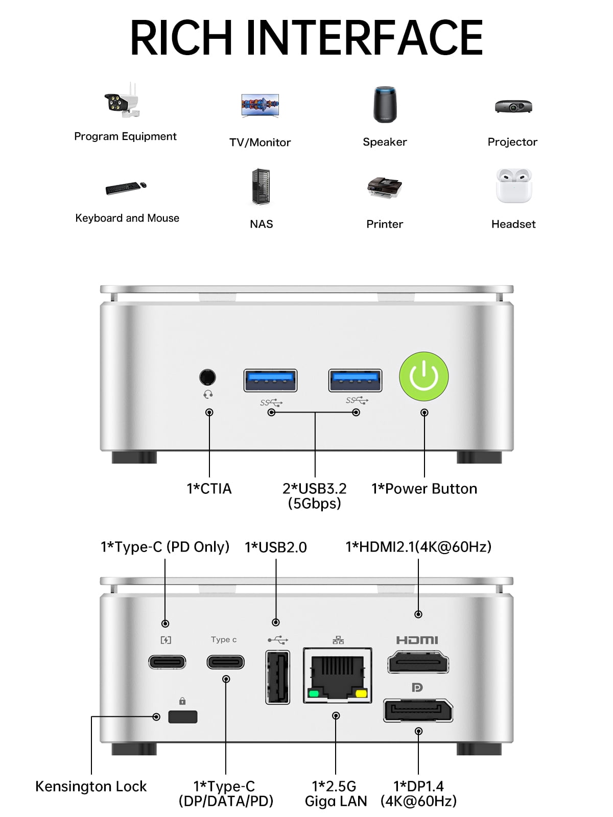 ミニPC GMKtec G10 Ryzen 5 3500U 16GB/512GB GMKtec G10 AMD Ryzen 5 3500U Mini PC