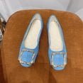 thumbnail image 2 of Womens Shoes Solid Color Comfort Slip-Ons Flat Work Shoes Casual Lady Dress Shoes Multi-Color Plus Size Cloth Shoes for Women, 2 of 6