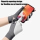 thumbnail image 5 of Guantes de protección solar de ciclismo mujer Verano UPF 50+ Conducción al aire libre | Bloqueo UV, Pantalla táctil, Antideslizante, Transpirable seda hielo, Flip Finger | Paquete de 2 | Múltiples, 5 of 5