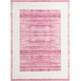 thumbnail image 3 of Jill Zarin Uptown Collection Area Rug - Yorkville (9' x 12' Rectangle Pink/Ivory), 3 of 5