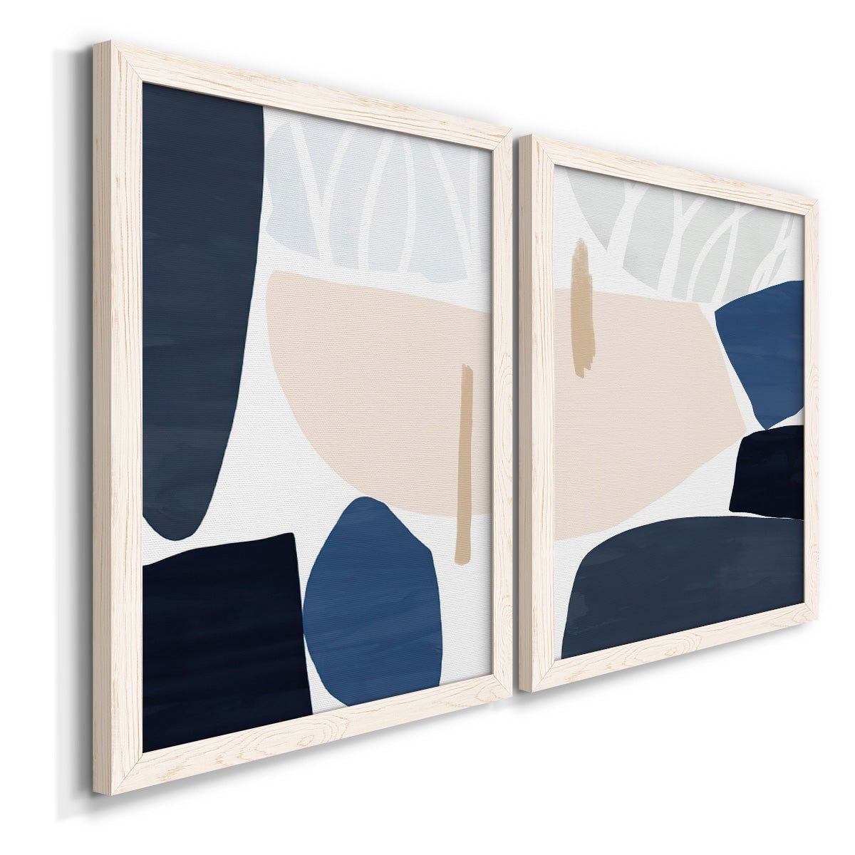 Denim and Sand I - Premium Framed Canvas - Ready to Hang