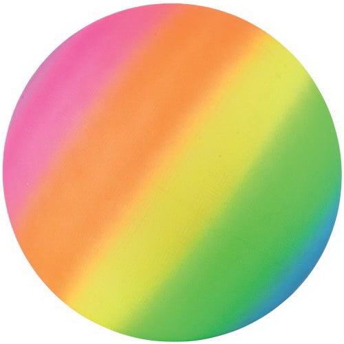 Durable Outside Play Toys for Boys and Girls Park and Beach Outdoor Fun ArtCreativity Rainbow Playground Ball for Kids Beautiful Rainbow Colors Bouncy 18 Inch Rubber Kick Ball for Backyard