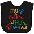 thumbnail image 3 of Inktastic My Nana and Papa Love Me Boys or Girls Baby Bib, 3 of 4