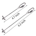 thumbnail image 5 of QBLEEV Bird Food Holder, Bird Feeders, Stainless Steel Parrot Fruit Vegetable Stick Holder, Foraging Toy, Bird Treat Skewer, 5 of 7