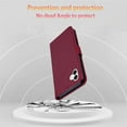thumbnail image 4 of for Samsung Galaxy A05 Wallet Case for Women, Glitter Bling Diamond PU Leather Folio Cover with Card Slot & Wrist Strap Phone Case for Samsung Galaxy A05 Owl Red, 4 of 16