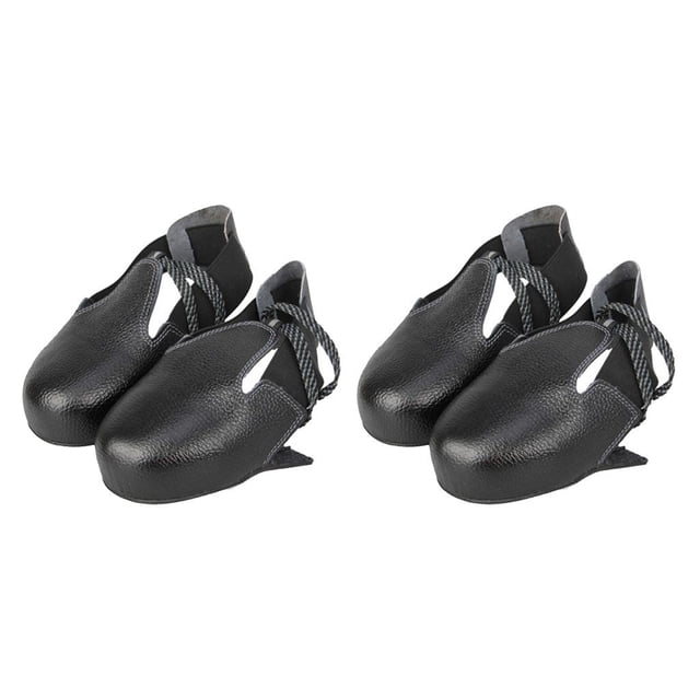 2 Pares Trabajo Con Punta de material acero Cubierta - De Seguridad Protectores Bota porte Protección Del Pie Protección D Yotijar Gorra de puntera de acero sobre seguridad