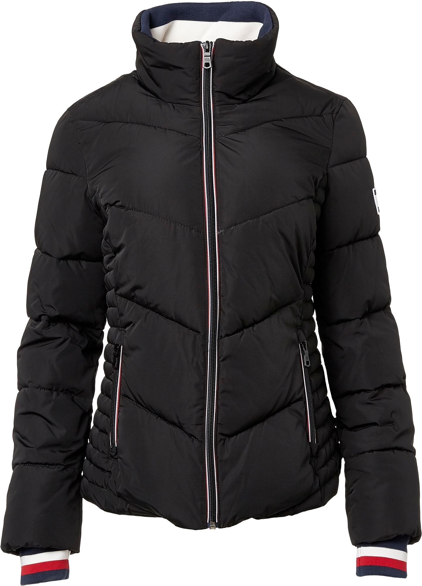 tommy hilfiger chevron puffer