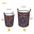 thumbnail image 5 of XMXT Collapsible Laundry Basket, Elegant Persian Style Waterproof Laundry Hampers Storage Baskets Dirty Clothes Hamper, 62L, 5 of 8
