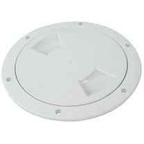 Attwood Mari 127901 4 ft. InspectionRound Deck Plate, White