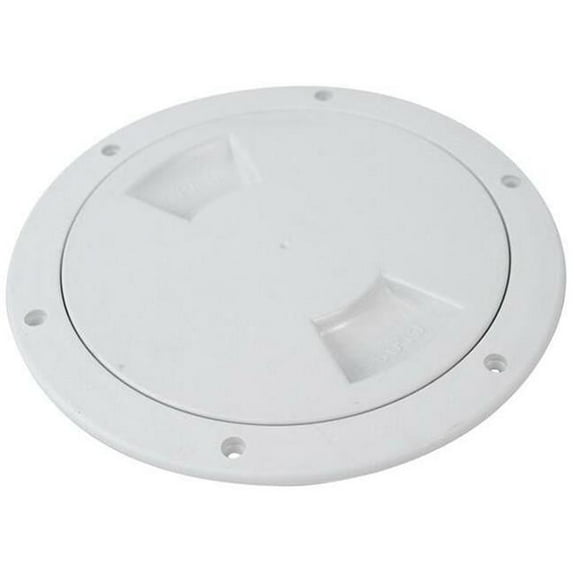 Attwood Mari 127901 4 ft. InspectionRound Deck Plate, White
