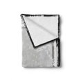 thumbnail image 2 of Baseball Soft Flannel Fleece Blanket, Hitter in Field Graphic Distressed Backdrop Fast as You Can Image Baseball Themed, Cozy Plush for Indoor and Outdoor Use, 60" x 80", Black White, by Ambesonne, 2 of 6
