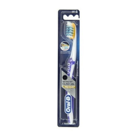 ORAL-B Pro Health Clinical Pro Flex Soft Toothbrush, A superior clean with regular use versus an ordinary manual brush. The brand more dentists use.., By Oral