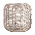 thumbnail image 2 of Woven Iron Lamp Shade 5.90in Rustic Pendant Light Cover with Vertical Open Weave Design Decorative Ceiling Lighting Accent for Living Room Dining Room Bedroom Kitchen Farmhouse Boho Decor, 2 of 7