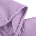 thumbnail image 5 of Qwertyu Women's Oversized Zip Up Hoodie Lightweight Thin Long Sleeve Hooded Sweatshirt with Pockets Light Purple 2XL, 5 of 8