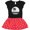 Black & Red with Polka Dots, variant on Inktastic San Diego California Beach Gift Toddler Girl Dress