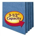 thumbnail image 2 of Colored File Pockets, 3.5" Expansion, Legal Size, Blue, 2 of 2