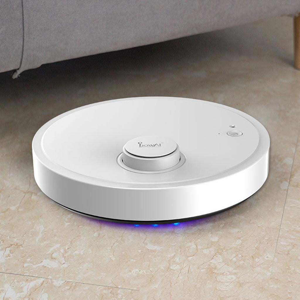 Rechargeable Robot Vacuum Cleaner Wet/Dry Use 70 min Runtime Quiet Super-Thin