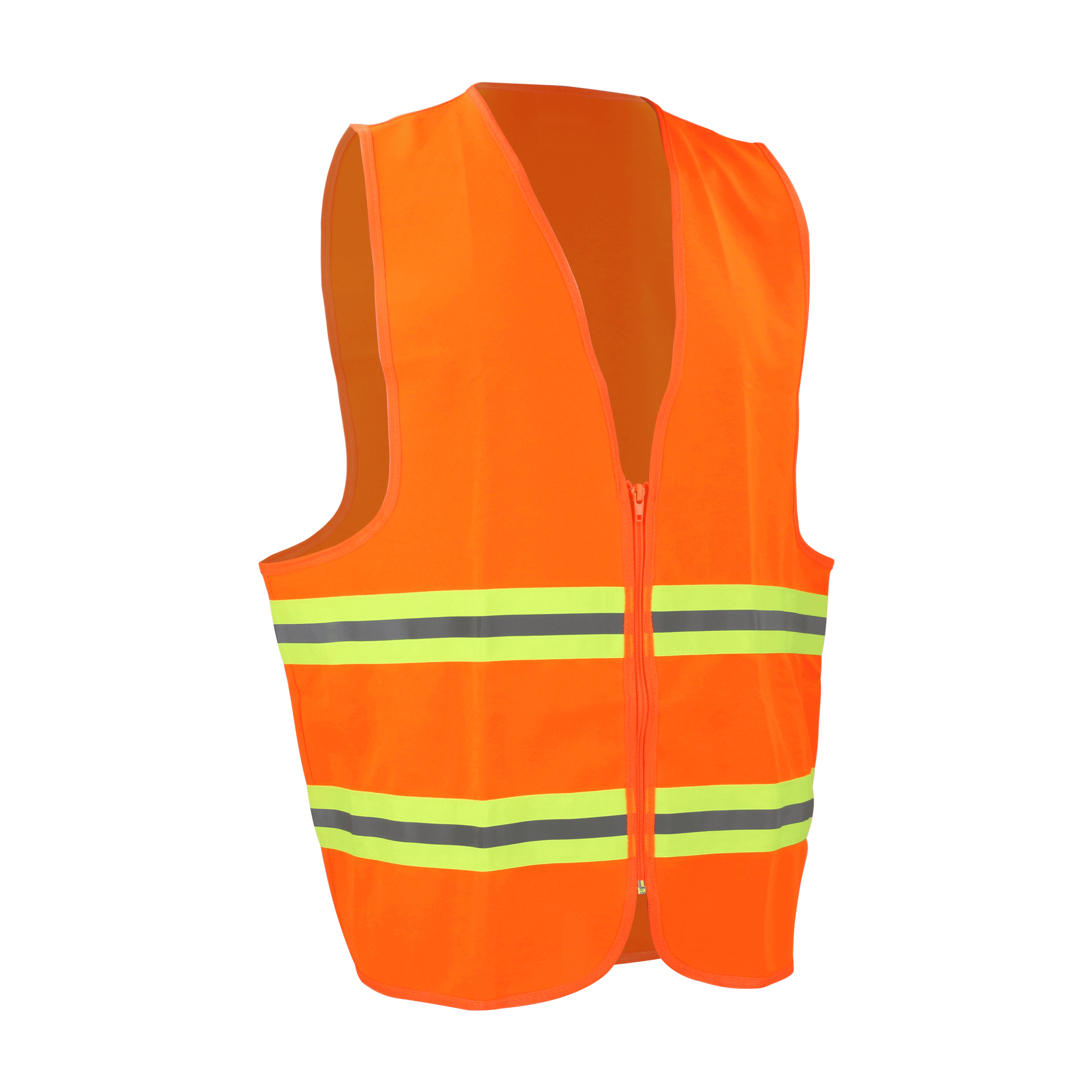 Surtek High Visibility Security Vest, One-Size-Fits-All, Orange