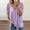 Purple, variant on Womens Cold Shoulder Top Cute Graphic Cut Out Top Zipper Front Exposed Shoulder with Strap Detail for Summer Daily or Casual Outings,Purple XXL