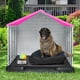 thumbnail image 2 of Casa Para Perro Q Perrón Raza Grande Color Rosa Con Puerta, 2 of 6